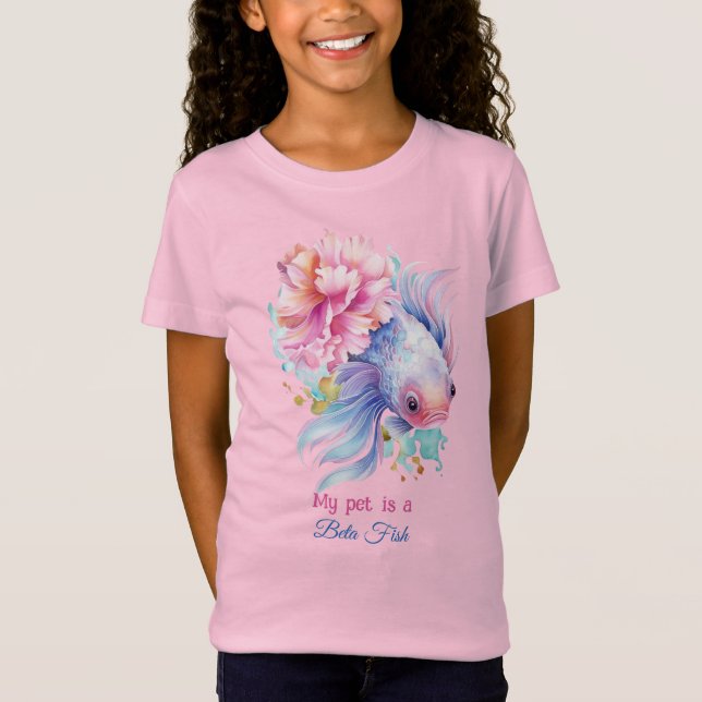 T-Shirt Beta Poisson Imaginaire animal (Devant)
