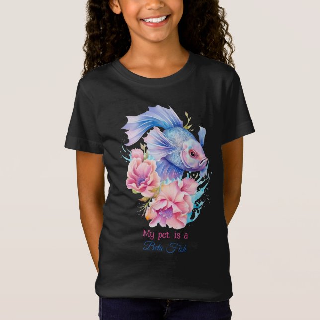 T-Shirt Beta Poisson Imaginaire animal (Devant)