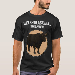 T-shirt Bétail noir gallois Taureau noir gallois
