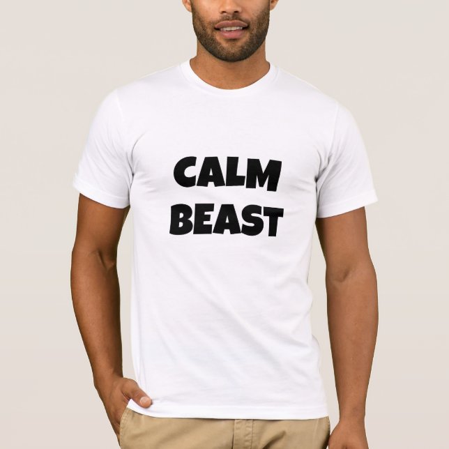 T-shirt Bête calme (Devant)