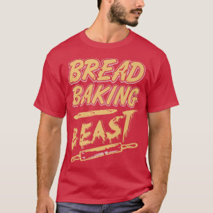 T-shirt Bête de cuisson de pain Awesome Vintage Baker Tee 