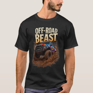 T-shirt Bête Tout-Terrain 4x4 Camion de Boue Extrême Racin