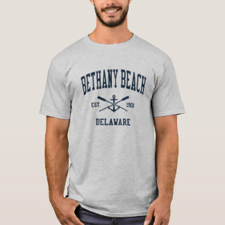 T-shirt Bethany Beach DE Marine Vintage Traversée Oars & A