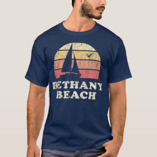 T-shirt Bethany Beach DE Voilier Vintage les années 70 Thr