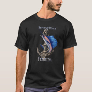 T-shirt Bethune Beach Floride Espadon Marlin Océan Pêche