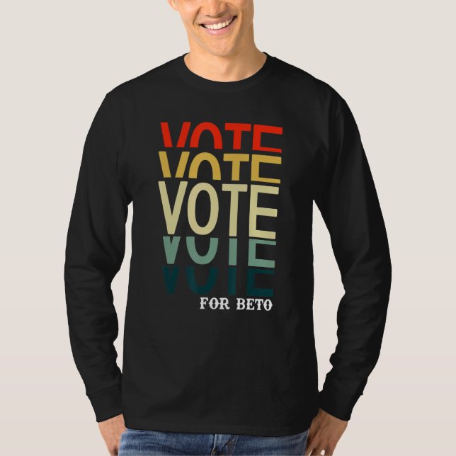 T-shirt Beto Pour Le Gouverneur Démocratique Du Texas 1 (Devant)
