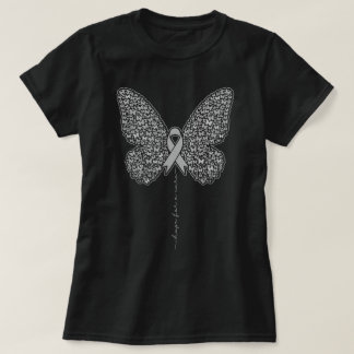 T-shirt Béton Cerveau Cancer Sensibilisation Espoir Pour U