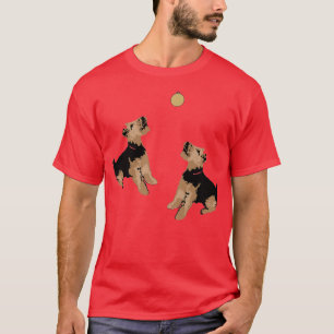 T-shirt Betsi Welsh Terrier Design de Noël