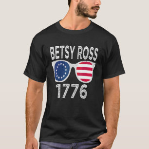 T-shirt Betsy Ross Shirt 4 juillet Drapeau américain Sungl