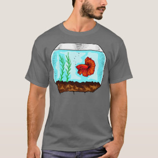 T-shirt Betta Fish Aquarium Aquarist