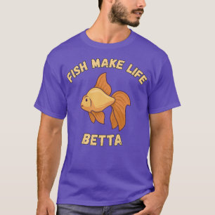 T-shirt Betta Fish Aquarium pour les amateurs d'aquarium