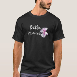 T-shirt Betta Princesse Siamese Lutte Poisson Betta Splend