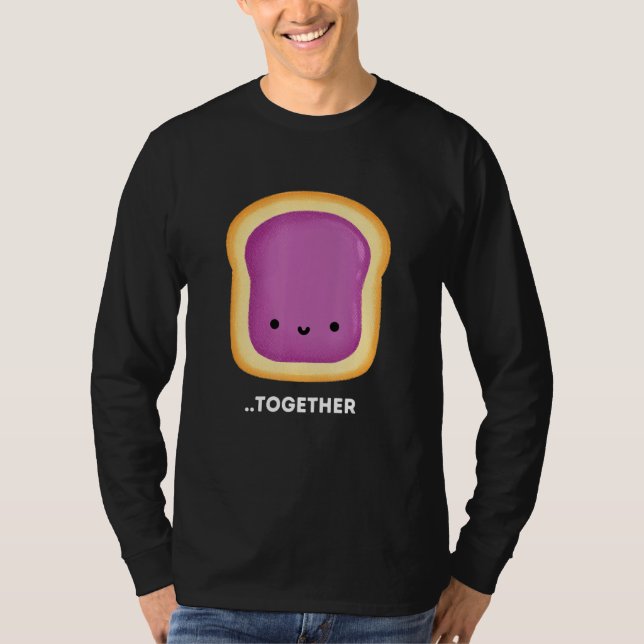 T-shirt Better Together 2 of 2 Cute Couples Peanut Butter  (Devant)