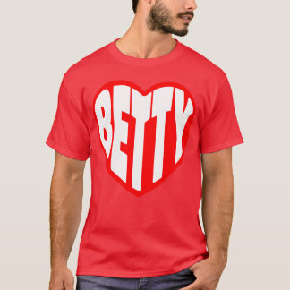 T-shirt Betty dans mon cœur vintage