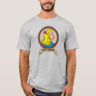 T-shirt Betty Portrait Brown