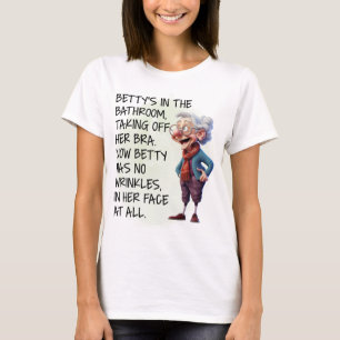 T-shirt Betty's In the Bathroom Womens