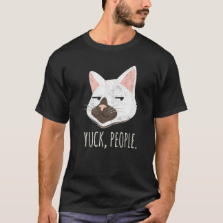T-shirt Beurk les gens  Chat  Maman chat Amour chats Propr