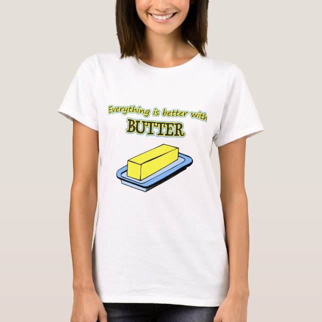 T-shirt beurre (Devant)