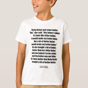 T-shirt Beurre amer de Betty Botter meilleur (tornade de