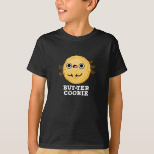T-shirt Beurre Cookie Funny Food Pun Dark BG
