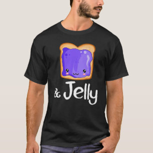 T-shirt Beurre d'arachide et costumes jumelés à la gelée