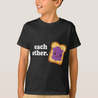 T-shirt Beurre d'arachide et gelée femmes Hommes Valentine