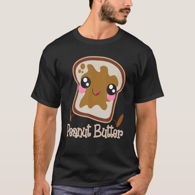 T-shirt Beurre d'arachide et gelée mignonne costume Couple (Devant)
