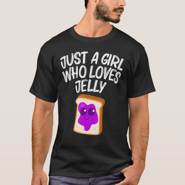 T-shirt Beurre D'Arachide Et Jelly Pour Filles Corresponda (Devant)