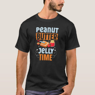 T-shirt Beurre D'Arachide Et Jelly Temps Pb Et J Petit Déj