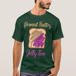T-shirt Beurre d'arachide gelée Temps Vibes Correspondre P