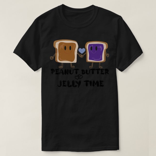 T-shirt Beurre d'arachide Jelly Temps Bff Love Match Perfe (Design devant)