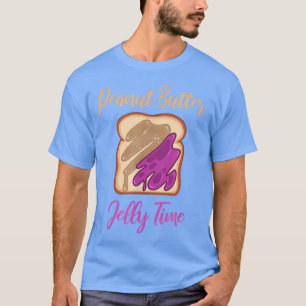 T-shirt Beurre d'arachide Jelly Vibes de temps corresponde