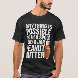 T-shirt Beurre D'Arachide Pour Femmes Hommes Cuillère Jar