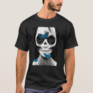 T-shirt Beurre de crâne Fairycore Grunge gothique déplaisa
