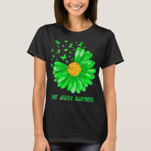 T-shirt Beurre de marguerite vert Ruban guerrier de la mal
