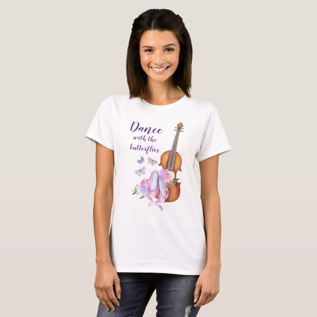 T-shirt Beurre Inspiré Danse (Devant entier)