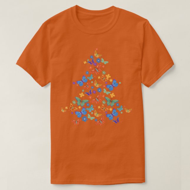 T-shirt Beurre mignon Entomologue Lover Butterfly Christ (Design devant)