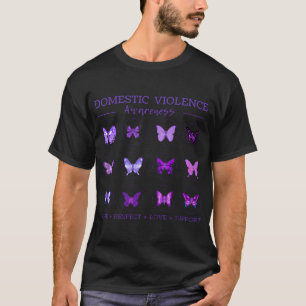 T-shirt Beurre mignon Hope Love Soutien à la violence dome