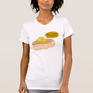 T-shirt Beurrez ma conception de nouveauté de biscuit
