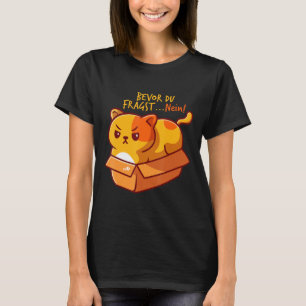 T-shirt Bevor Du Fragst Nein Drôle Sayings Chats Graphique