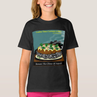 T-shirt Beware the Chives of Starch – Funny Foodie Cartoon