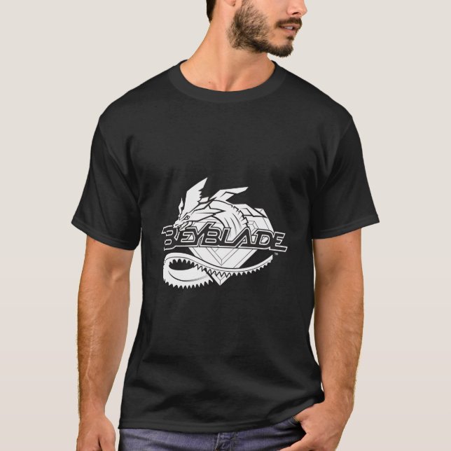 T-shirt Beyblade Dranzer Monochrome (Devant)