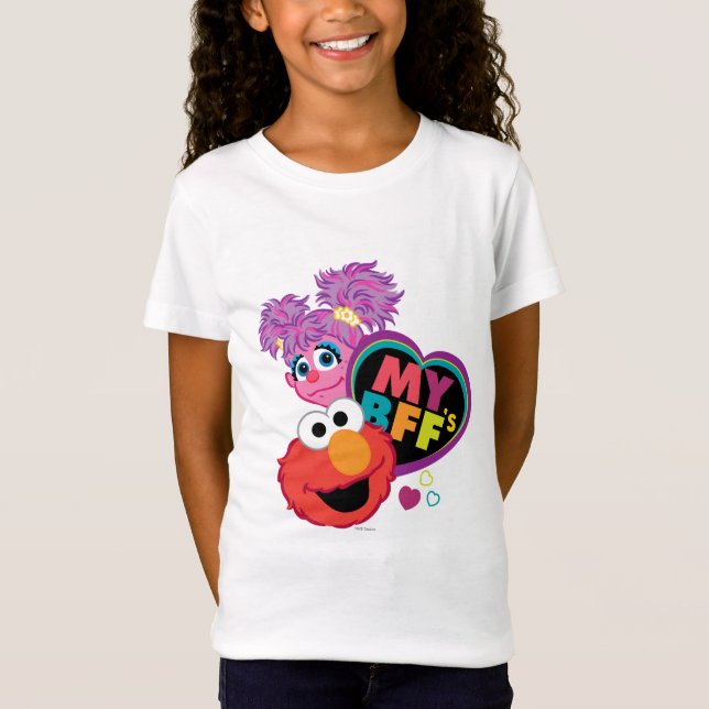 T-Shirt BFF Abby et Elmo (Devant)