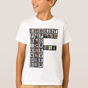 T-shirt BFF Best Friends Forever 15 Photo Collage Modèle