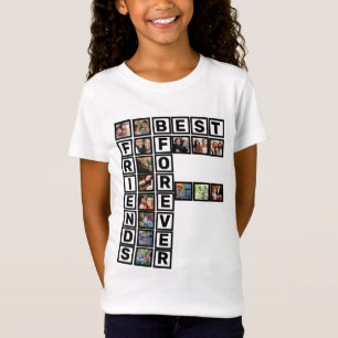 T-Shirt BFF Best Friends Forever 15 Photo Collage Modèle