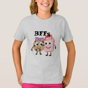 T-shirt BFFS biscuits au lait et aux chips au chocolat hum