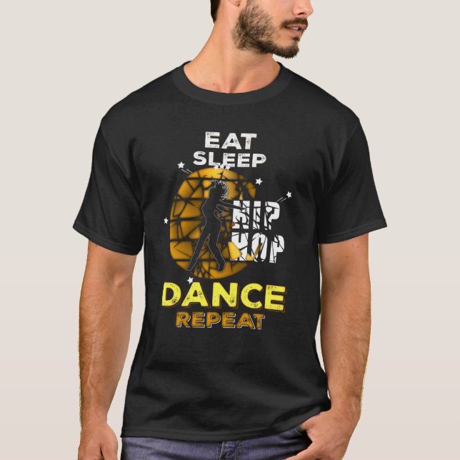 T-shirt Bgirl old school hip hop dancer (Devant)