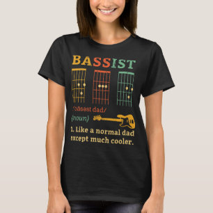 T-shirt Bhelp Dad - Cordes de guitare - Ide cadeau de Fête