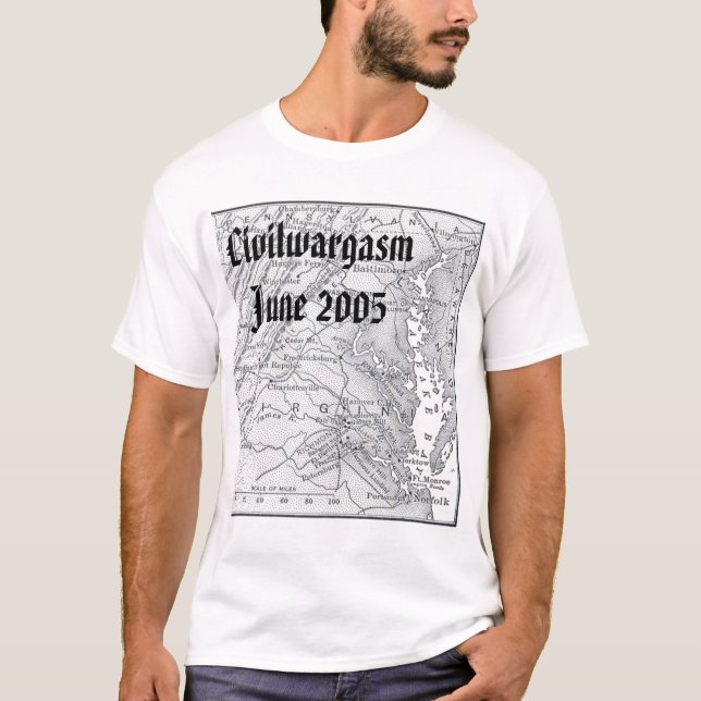 T-shirt BHOUS_361, Civilwargasm en juin 2005 (Devant)