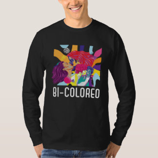 T-shirt Bi Colored Bisexual Rainbow Pride Bisexuality LGBT